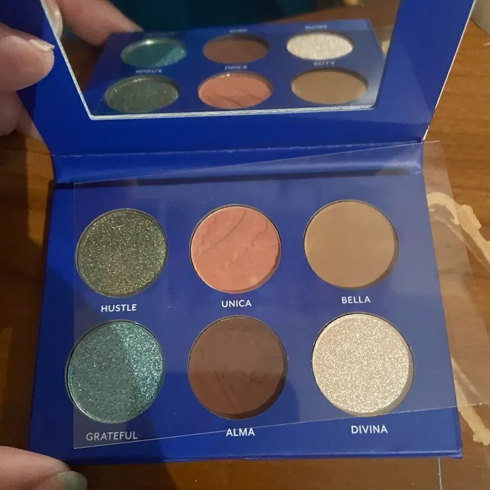 NWT tresluce eyeshadow palette and faux lashes